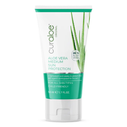 Curaloe Suncream Protection Spf 30 50ml – 26% Aloe Vera