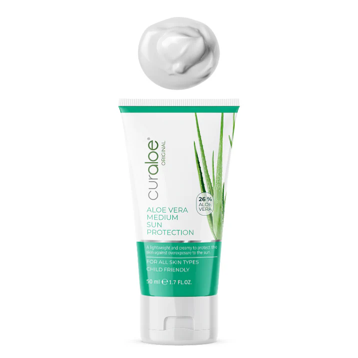 Curaloe Suncream Protection Spf 30 50ml – 26% Aloe Vera
