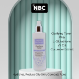 Clarifying Facial Toner with Glutathione & Cucumber Extract