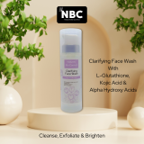 Clarifying Face Wash with Glutathione, Kojic Acid & Fruit Acids