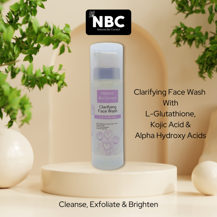 Clarifying Face Wash with Glutathione, Kojic Acid & Fruit Acids
