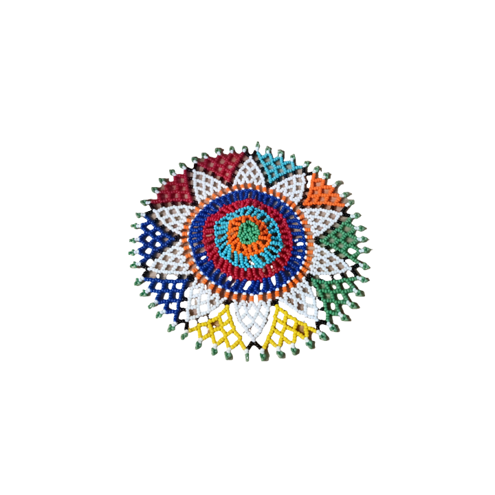 Ledikana Creations - Ndebele Beaded Coaster - Medium