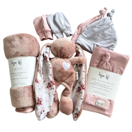 Tiger Lily Bunny Gift Set – Pink/Peonies