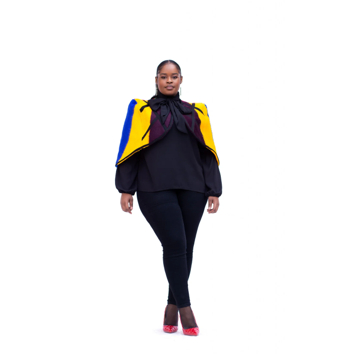 Ndebele Short Poncho