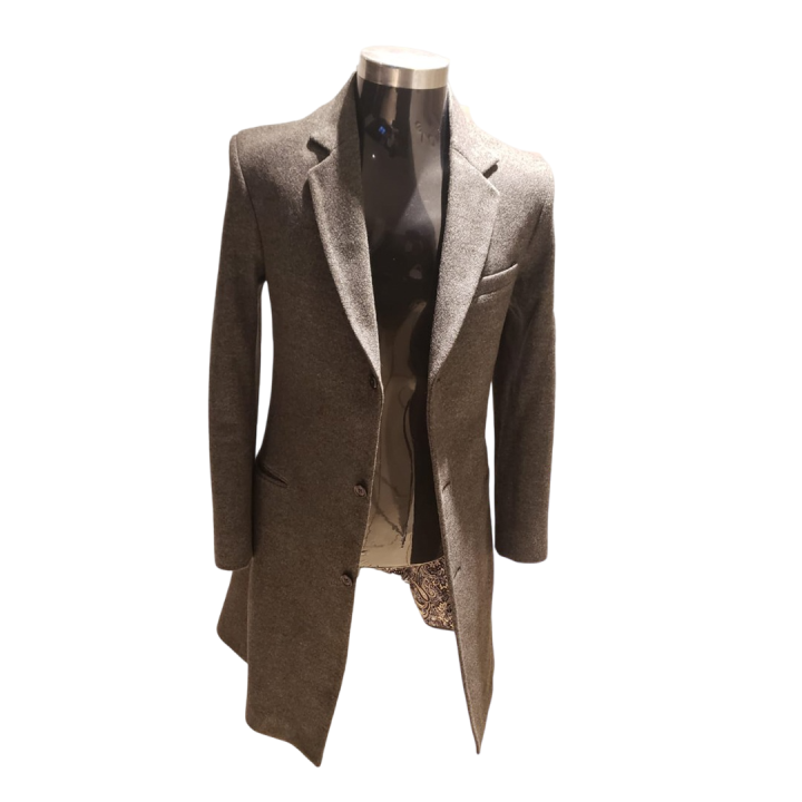 Valdevu Tailored Grey Coat