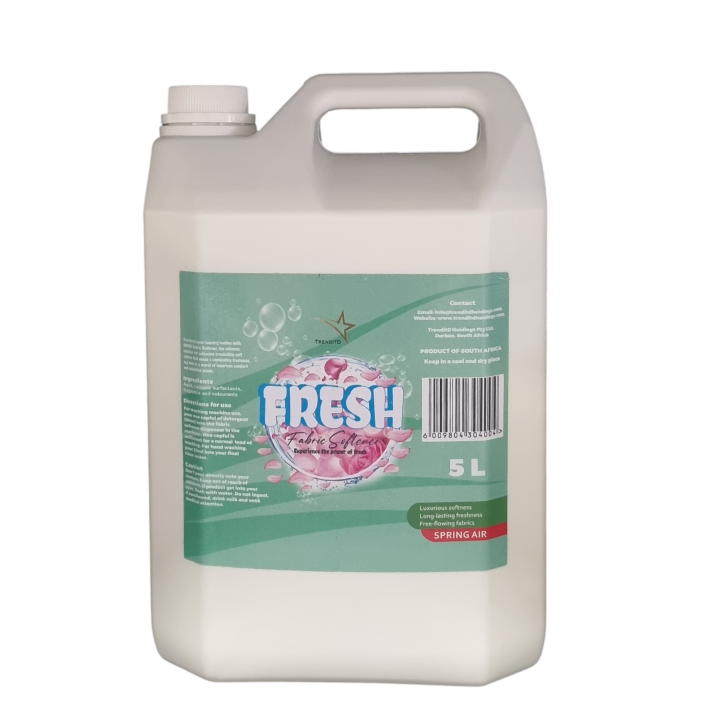 TrenditD Detergents - Fresh Fabric Softener Spring Air - 5 L