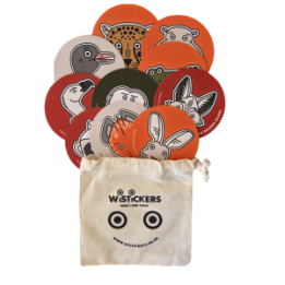 Wistickers - The Cool Guys - Bag of 10 Wisticker Magnets