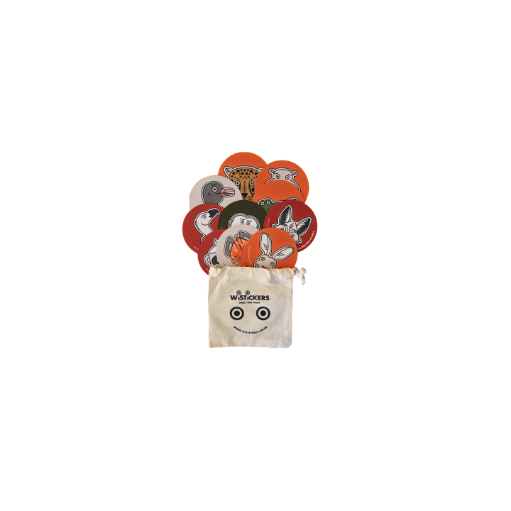 Wistickers - The Cool Guys - Bag of 10 Wisticker Magnets
