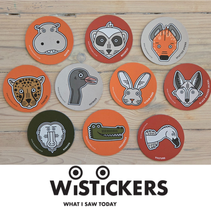 Wistickers - The Cool Guys - Bag of 10 Wisticker Magnets