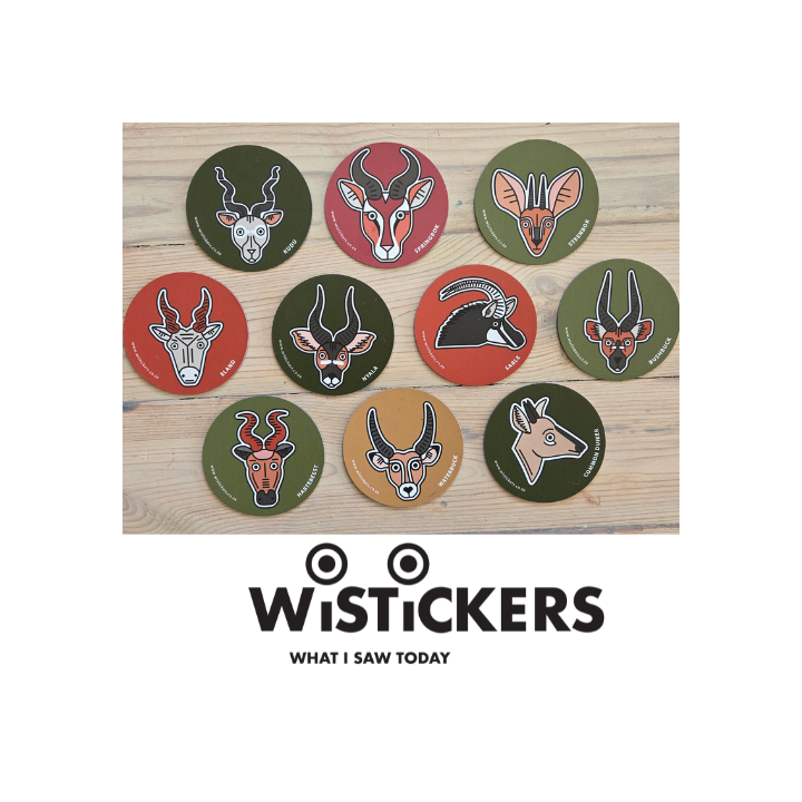 Wistickers - The Bokke - Bag of 10 Wisticker Magnets