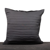Black Knife Pleated Cushion
