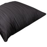 Black Knife Pleated Cushion