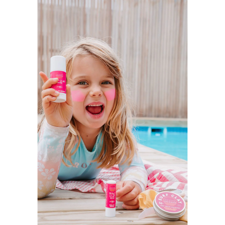 Sun Stick Pink Surf Clay Mineral SPF50+