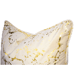 LuxGold Marble Velvet Scatter Cushion
