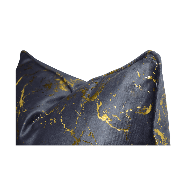LuxGold Charcoal Velvet Scatter Cushion