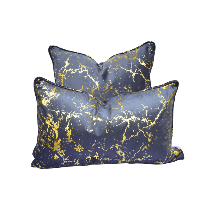 LuxGold Charcoal Velvet Scatter Cushion
