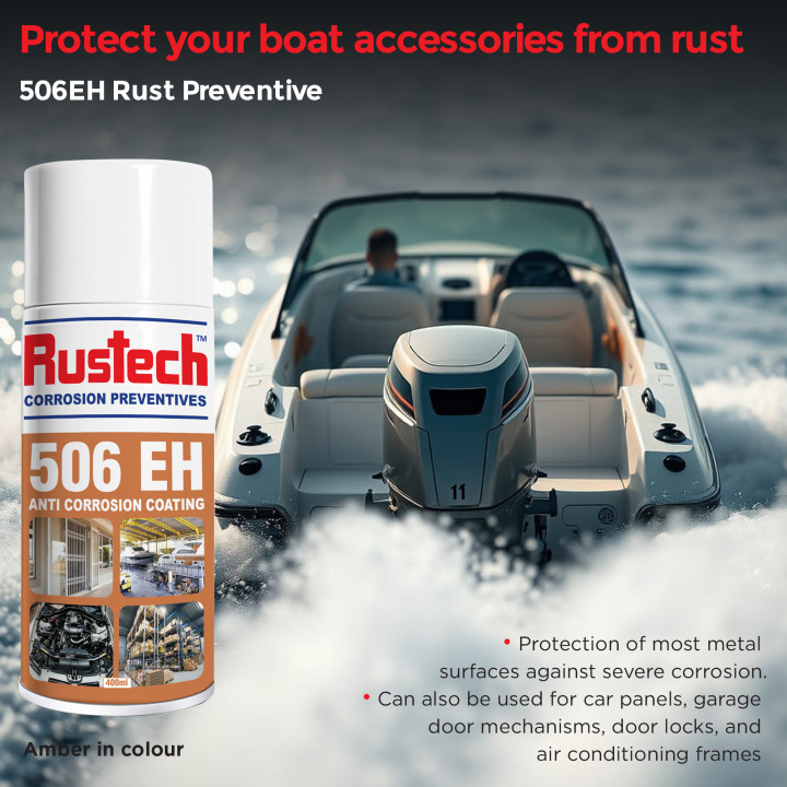 6 Pack Rustech 506EH Rust Preventive - 400ml