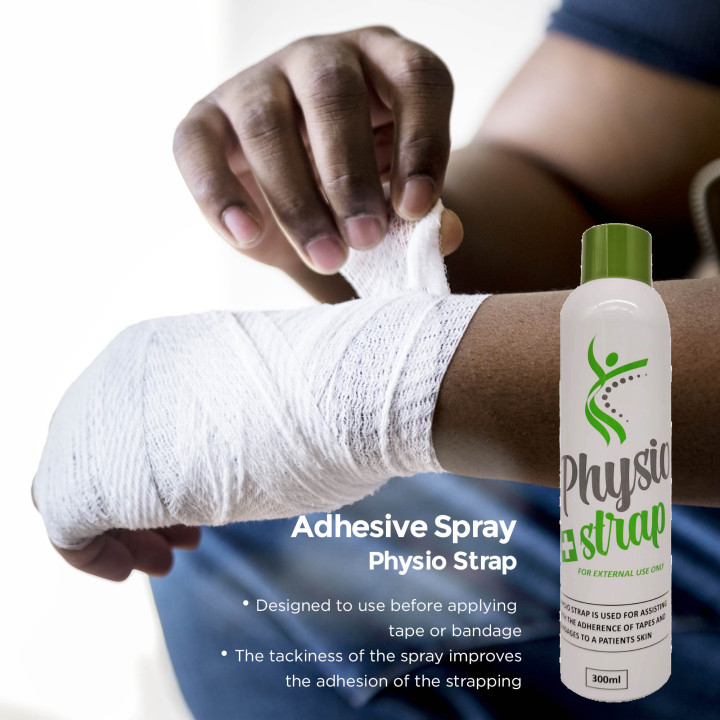 6 Pack Physio Strap Adhesive Spray – 300ml