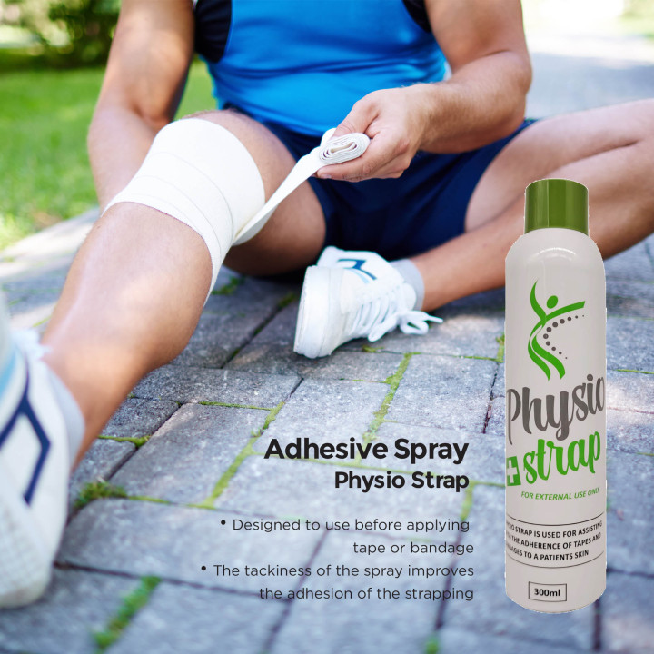 6 Pack Physio Strap Adhesive Spray – 300ml