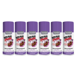 6 Pack CleanGard Bed Bug Zapper Aerosol Cans - 200ml