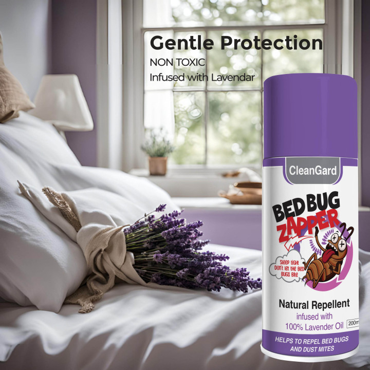 6 Pack CleanGard Bed Bug Zapper Aerosol Cans - 200ml