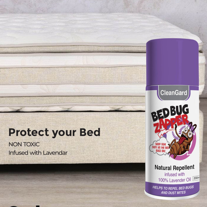 6 Pack CleanGard Bed Bug Zapper Aerosol Cans - 200ml
