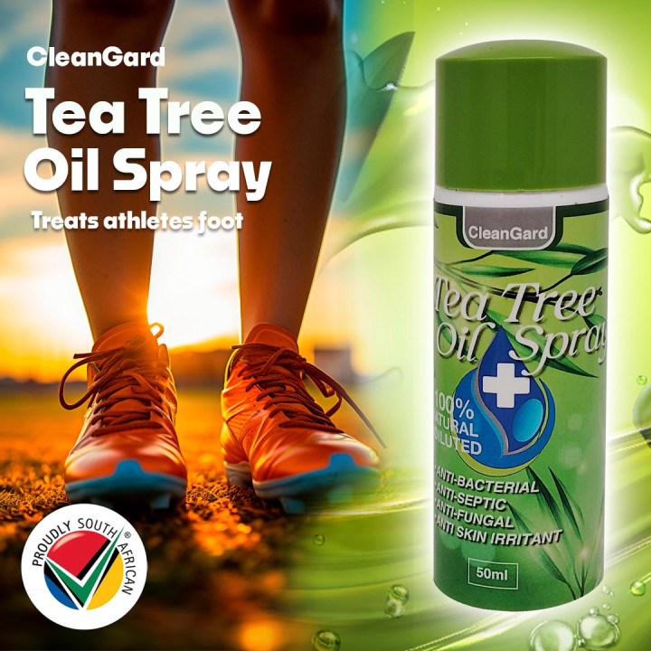 6 Pack CleanGard 100% Undiluted Tea Tree Oil Spray - 50ml