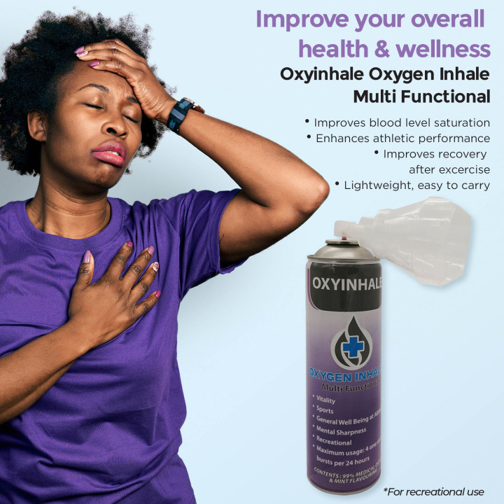 6 Pack Oxyinhale Oxygen Inhale Multi Functional 500ml