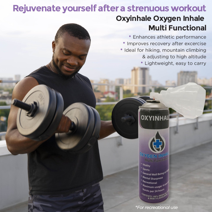 6 Pack Oxyinhale Oxygen Inhale Multi Functional 500ml