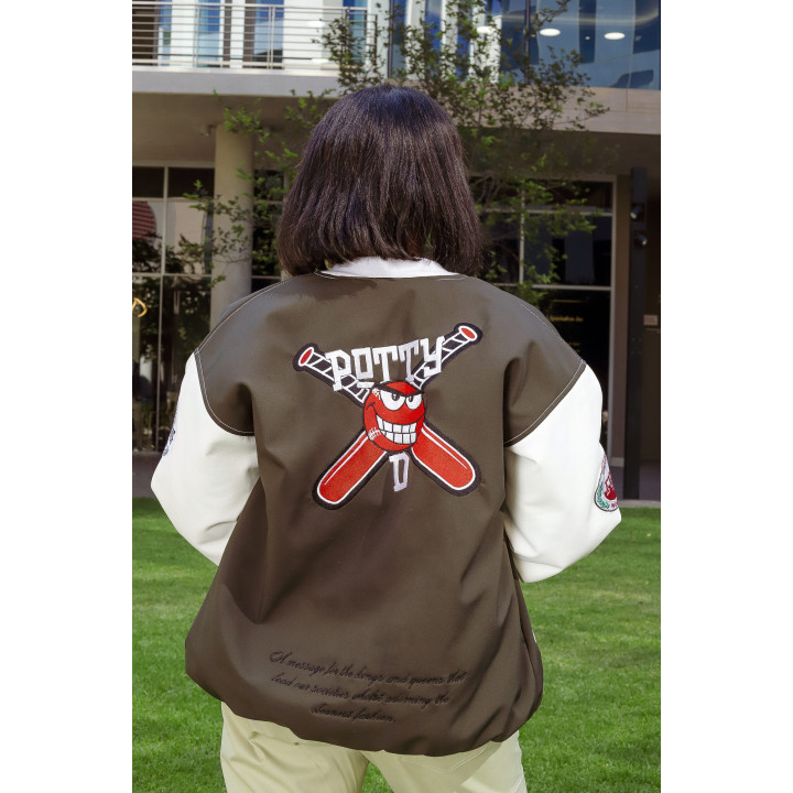 Potty D. Home Run Baseball Jacket