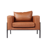 Box Frame Euro Leather Chair