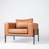 Box Frame Euro Leather Chair
