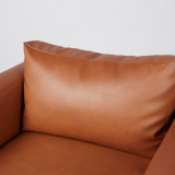 Box Frame Euro Leather Chair