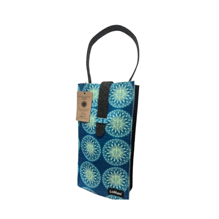 Eco-felt Double Wine Bottle Holder