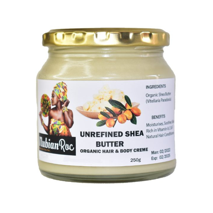 Raw Unrefined Organic Shea Butter (Ivory) - 250g