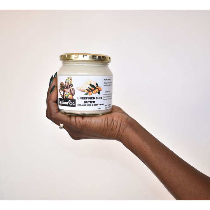 Raw Unrefined Organic Shea Butter (Ivory) - 250g