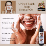 Raw African Black Soap Shower Gel - 250ml