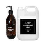 KRISP A2Z Dishwashing Liquid 5 L & Dishwashing Liquid Amber Glass Bottle 500 ml
