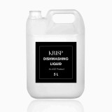 KRISP A2Z Dishwashing Liquid 5 L & Dishwashing Liquid Amber Glass Bottle 500 ml