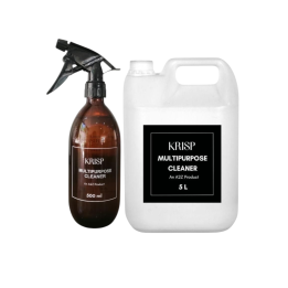 KRISP A2Z Multipurpose Cleaner 5 L & Multipurpose Cleaner Amber Glass Bottle 500 ml