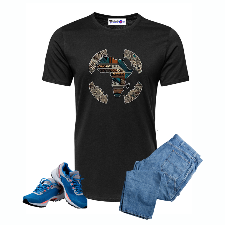 Africa Map T-Shirt for Cultural Style