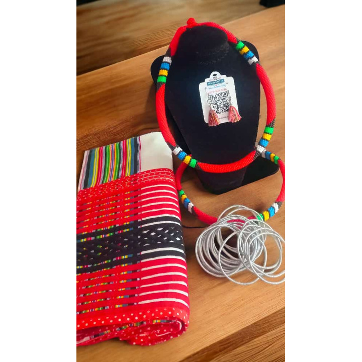 Venda Traditional Attire - Minwenda - Musisi - Pink