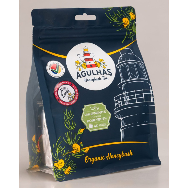 Agulhas Honeybush Tea - Green (Unfermented) Tea Bags