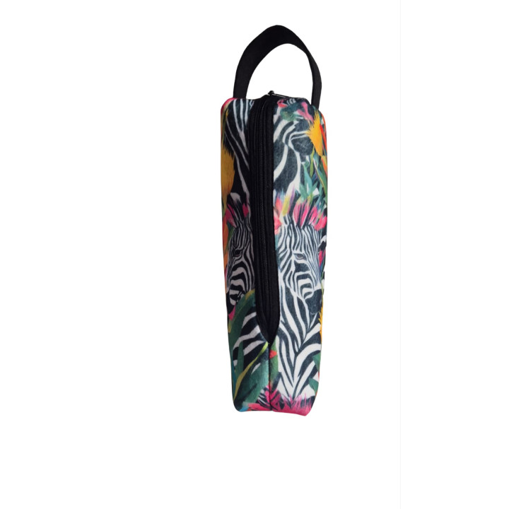 Floral Eco-felt Champagne Bag