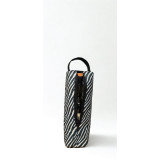 Zebra Print Eco-felt Champagne Bag