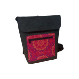 Shweshwe Eco-felt Small Backpack