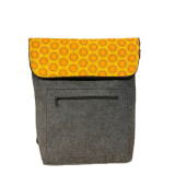 Shweshwe Eco-felt Small Backpack