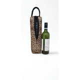Leopard Print Ecofelt Champagne Bag