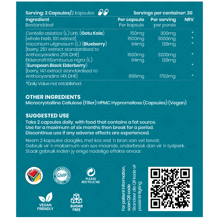 NutriViva Berry Clever ™ Advanced Cognition Complex