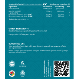 NutriViva OH! Mega™ Omega-3 Fish Oil - EPA:DHA In A Triglyceride Format